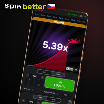 Spinbetter Aviator demo – duální sázková pole pro dvě nezávislé sázky v jednom kole