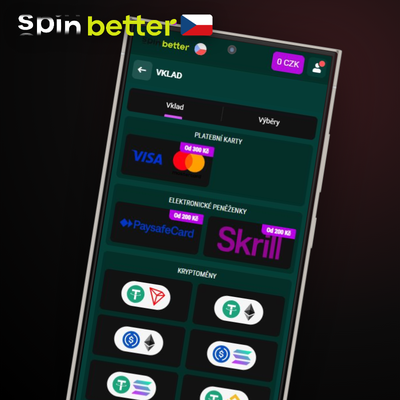 Spinbetter vklad přes e-peněženku Skrill nebo Neteller – okamžitá autorizace