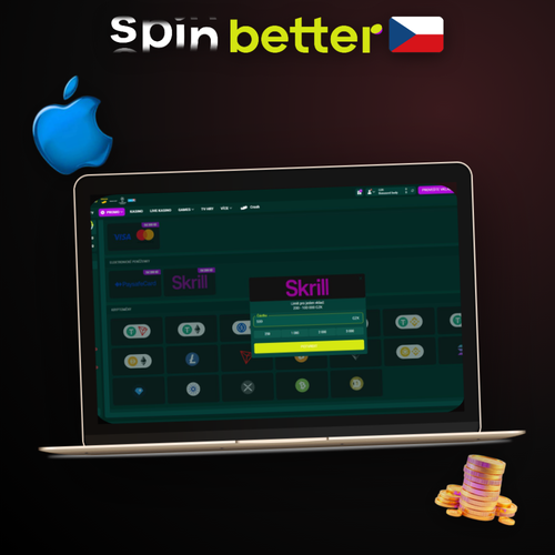 Spinbetter jak vyhrát – hráč s notebookem a grafem bankrollu pro vědomý přístup ke hře
