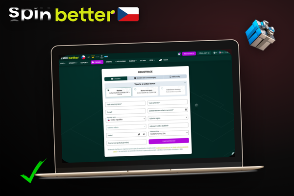 Nahrání dokladu totožnosti pro ověření účtu v SpinBetter Casino