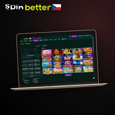 Ikona hracích karet a rulety pro plný katalog her Spinbetter na PC i mobilu